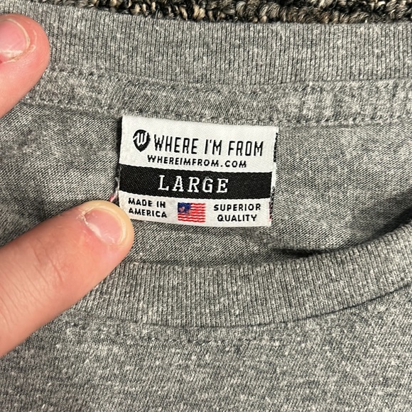 💥Where I'm from PHX Airport Code Grey T-Shirt, Men's L | Retro Look💥 - Picture 4 of 7